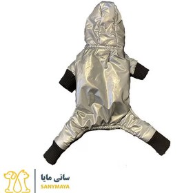 تصویر کاپشن سگ و گربه چرمی 