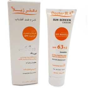 تصویر کرم ضد آفتاب حاوی کره های پلیمری با چربی کنترل شده و SPF 63 دکتر ژیلا 