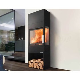 تصویر بخاری هیزمی ویلایی مدل بوران Boran wood heater 