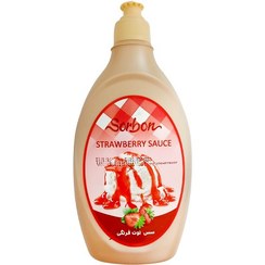 تصویر سس توت فرنگی سوربن 500 گرمی 