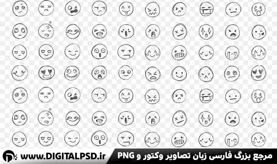 خرید و قیمت دانلود وکتور لایه باز ایموجی | ترب
