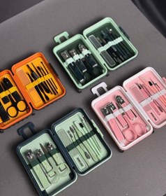 تصویر ست مانیکور سبز کمرنگ 