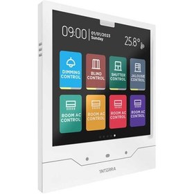 تصویر تاچ پنل Interra iX4 – 4″ KNX White 