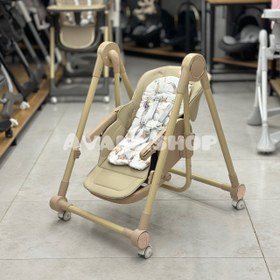 تصویر صندلی غذا تاب شو پاپی پاپا popypapa مدل S07 (کرم) 