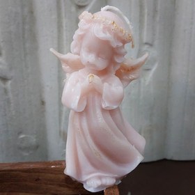 تصویر ست دکوری شمعی صورتی 