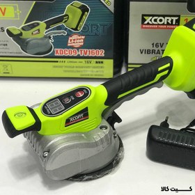 تصویر چکش ویبره کاشی ایکس کورت 16 وات مدل xdc09-tv1602 X-court Vibrating tile hammer, 16V, model xdc09-tv1602