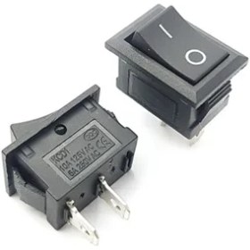 تصویر کلید راکر دو حالته KCD1-101 2PIN بسته 10 عددی 