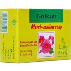تصویر صابون گل ختمی 100گرم گل ا Gol Kuh Marsh Mallow Soap 100g Gol Kuh Marsh Mallow Soap 100g