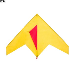 تصویر دلتا کایت تک رنگ زرد مدل M 