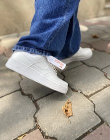 تصویر نایکی ایرفورس 1 سفید || Nike Airforce 1 White Nike Airforce 1 White