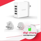 تصویر شارژر دیواری 4 پورت اوریکو مدل DSP-4U 