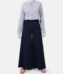 تصویر دامن شلواری بلند پشت کمرکش مدل رعنا 