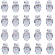 تصویر ظرف زعفران مدل گوهر (نقلی) بسته ۲۰ عددی 