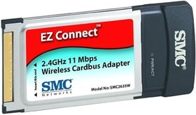 تصویر کارت وایرلس اس ام سی SMC SMC2635W 802.11b Mbps Wireless Cardbus Adapter