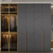 تصویر کمد دیواری مات و پلاس 