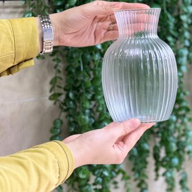 تصویر گلدان شیشه ای سورن 