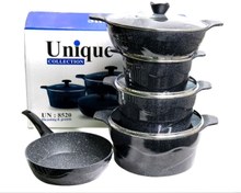 تصویر سرویس قابلمه یونیک مدل ۸۵۲۰ ۹ پارچه چدن 