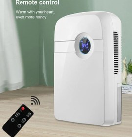 تصویر دستگاه رطوبت گیر 2.5 لیتری ریموت دار Mini Dehumidifier, 42W Silent Mini Space Dehumidifier Auto Shut Off Moisture Absorber Kitchen Bedroom 2.5L