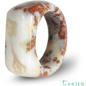 تصویر انگشتر سنگی عقیق شجر مدل N172 