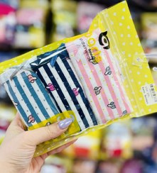 تصویر شورت زنانه سه تایی باریش کد 1222 