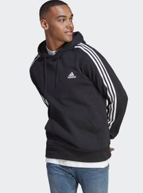 تصویر هودی فرانسوی تری با ۳ نوار برند Adidas 3 Stripe French Terry Hoodie