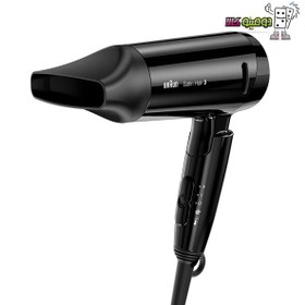 تصویر سشوار براون مدل HD350 با باد سرد و متمرکزکننده 