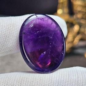 تصویر نگین درشت سنگ آمیتیست معدنی کد 36438 