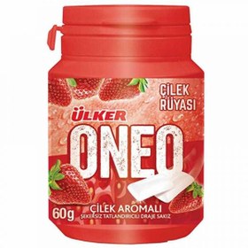 تصویر آدامس Ulker Oneo (اولکر اونئو) توت فرنگی 60 گرم 