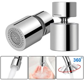 تصویر سرشیر آب متحرک بدنه استیل مناسب هر خانه movable-stainless-steel-faucet