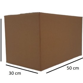 تصویر کارتن اسباب کشی(حمل و نقل) سایز کوچک | 30×30×50 | 5 لایه 