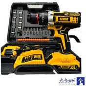 تصویر دریل شارژی طرح دیوالت 36 ولت مدل 36f دریل شارژی 2 باطری مدل 36f