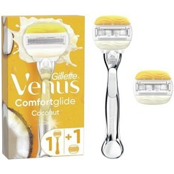 تصویر ست دسته و دو عدد یدک خودتراش زنانه ونوس Venus Olay پنج لبه Venus-Olay-five-edged-razor-handle-and-two-spare-blades-set