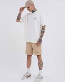 تصویر شلوارک بیسیک کرم ماچینیست MACHINIST Machinist Relaxed Basic Short