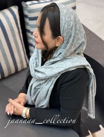 تصویر شال چهار فصل ck - طوسی Ck