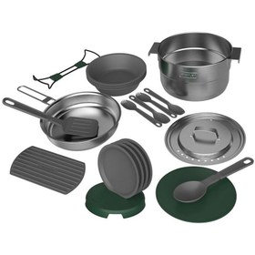 تصویر ست پخت و پز 21 پارچه ی 4 نفره استنلی مدل بیس کمپ ADVENTURE FULL KITCHEN BASE CAMP COOKSET