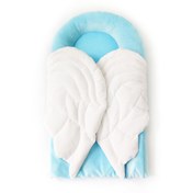 تصویر پتو و قنداق فرنگی نوزاد مدل فرشته angel wings plush baby swaddle