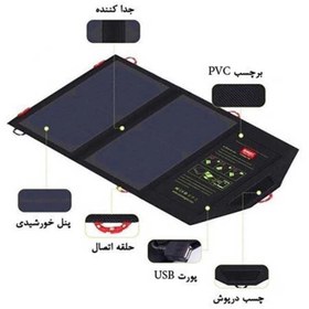 تصویر پانل خورشیدی سان ری مدل 10 W Sunray solar panel model 10 W