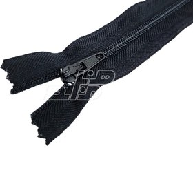تصویر زیپ پلاستیکی 20 سانتی رنگ مشکی 
