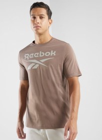 تصویر تی‌شرت با لوگوی بزرگ و انبوه Identity برند reebok 