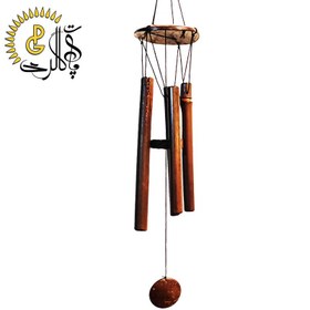 تصویر بادزنگ چوبی کد 0803 