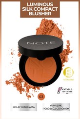 تصویر رژگونه آرایشی بهداشتی نوت Note Cosmetics اورجینال BLSH LUM COMPACT 