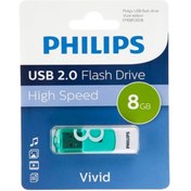 تصویر فلش مموری Philips Vivid 8GB Philips Vivid