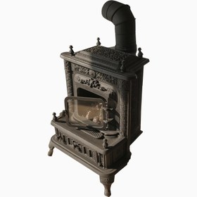 تصویر بخاری چدنی گازی راک کد ۳۰۳ 