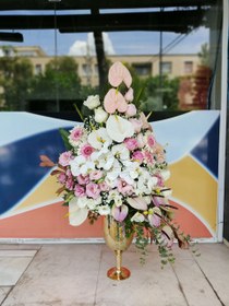 تصویر جام گل طرح آینه 