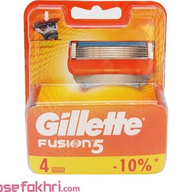 تصویر تیغ یدک مدل فیوژن 5 ژیلت (یک عدد) 