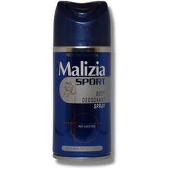تصویر اسپری مالیزیا مدل اسپرت بدون الکل 150 میل ا Malizia Sport No Alcool Spray 150ml Malizia Sport No Alcool Spray 150ml