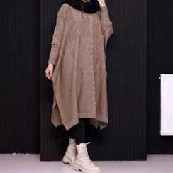 تصویر پانچ بافت زنانه مدل شراره سایز آزاد 