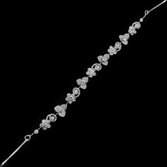 تصویر ریسه مو، تاج عروس، شینیون عروس، اکسسوری مجلسی مو 119 