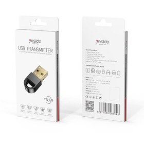 تصویر دانگل بلوتوث یسیدو مدل YESIDO YAU34 USB TRANSMITTER 