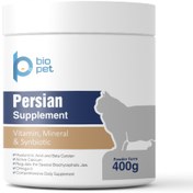 تصویر مکمل غذای گربه بایو پت پلاس مدل Persian Supplement وزن 400 گرم 